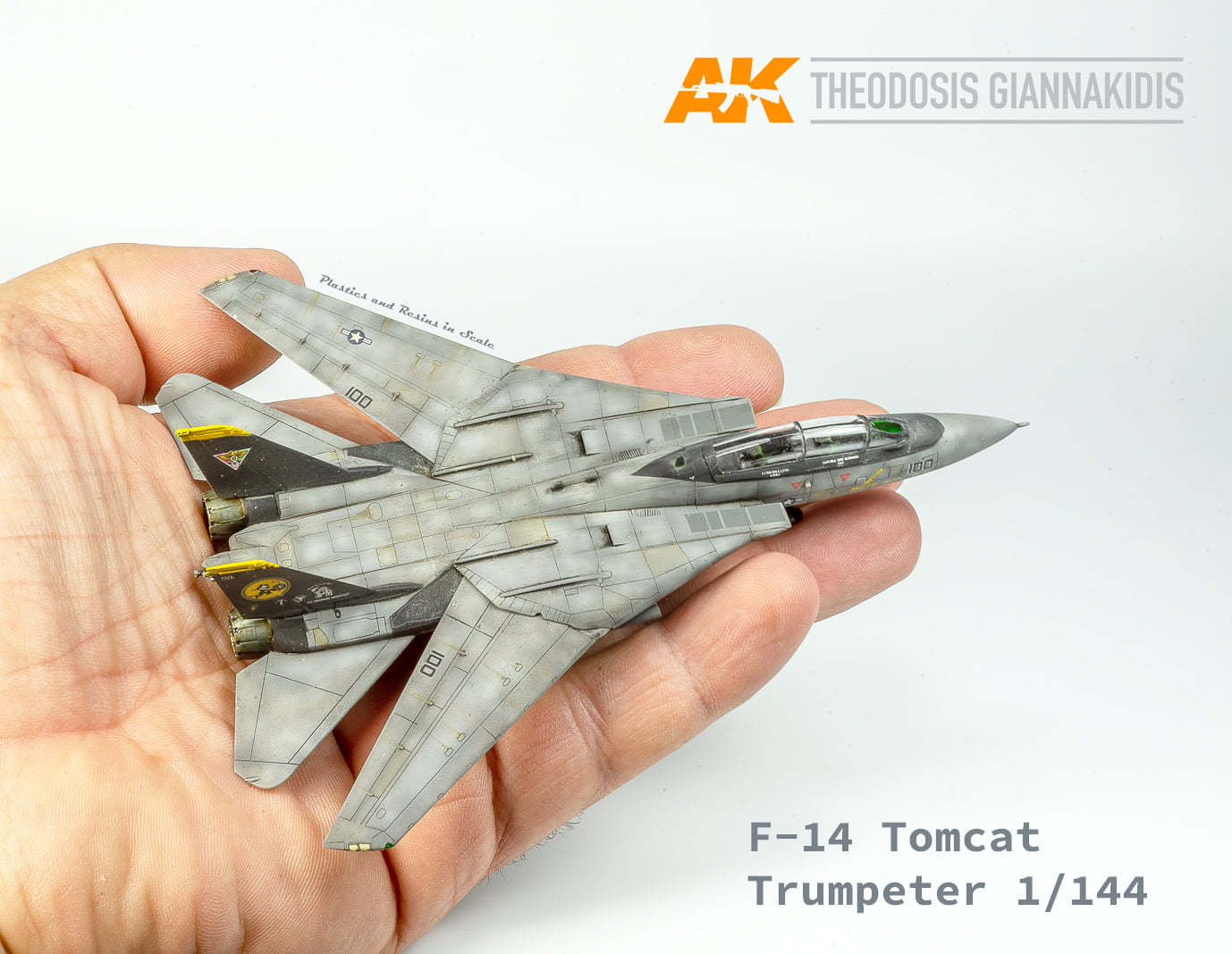 Grumman F-14B Tomcat 10 1 144 grumman f 14b tomcat in hand