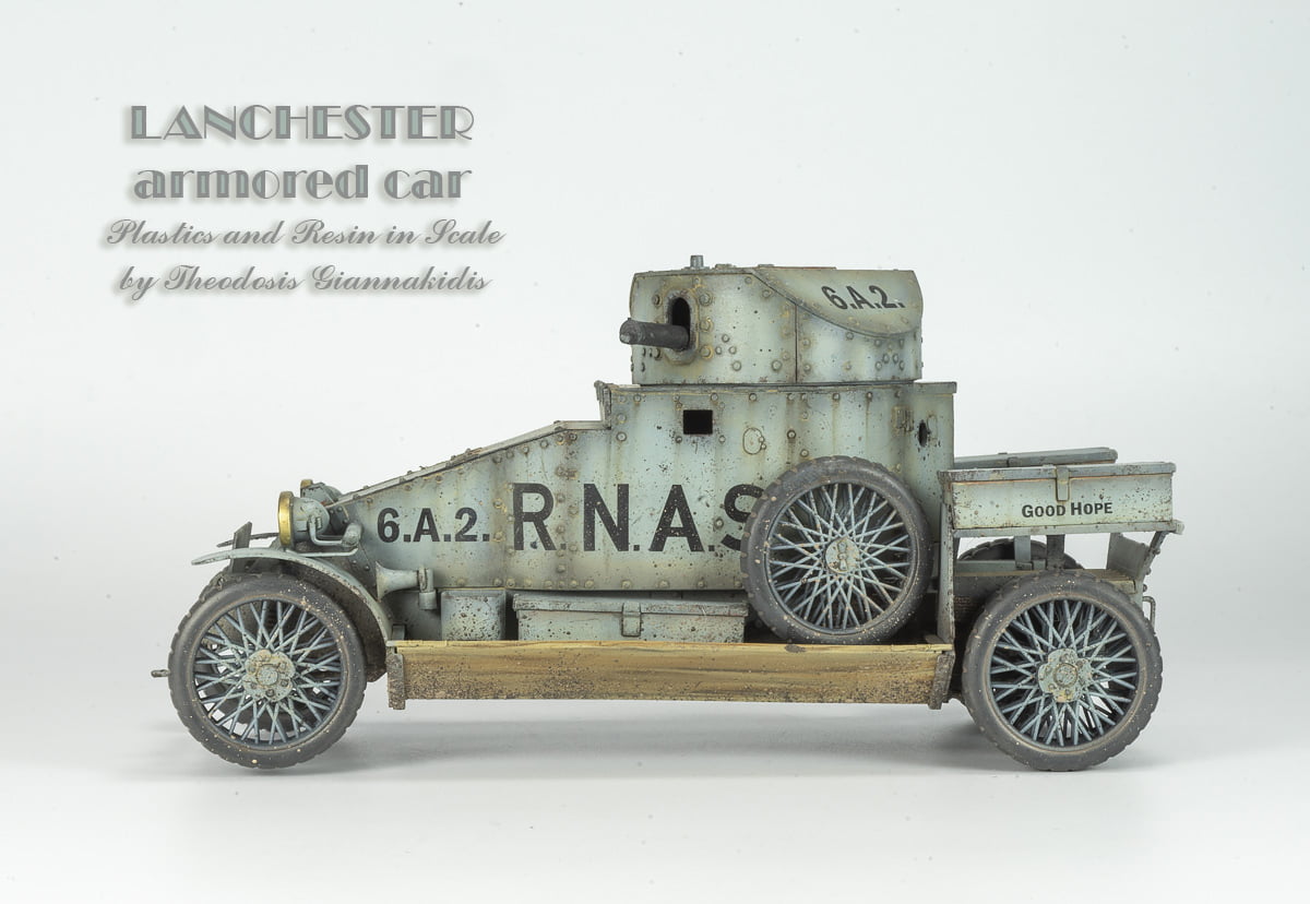 Lanchester Armoured Car 3 1 35 lanchester armoured car 01