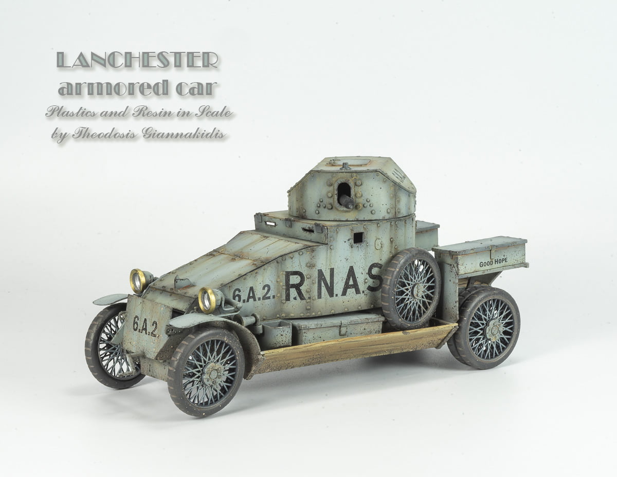 Lanchester Armoured Car 9 1 35 lanchester armoured car 05