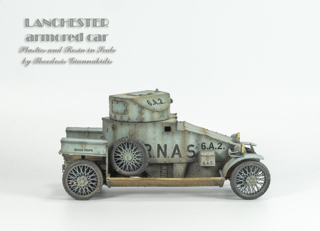 1 35 lanchester armoured car side
