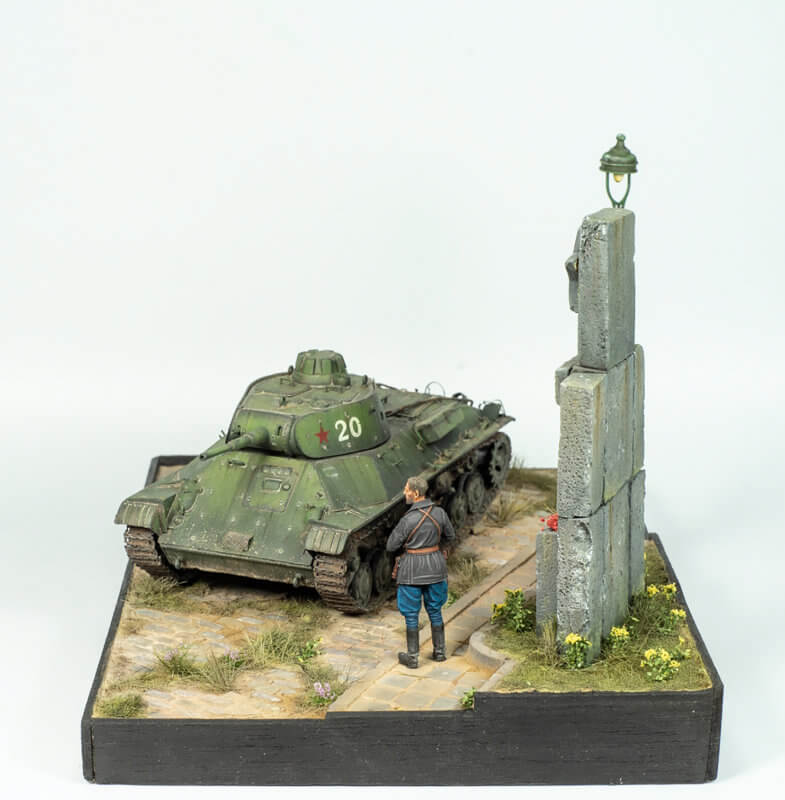 1 35 t 50 russian light tank diorama 02
