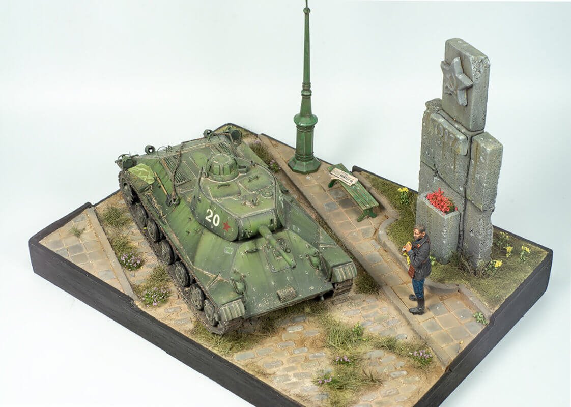 1 35 t 50 russian light tank diorama 03
