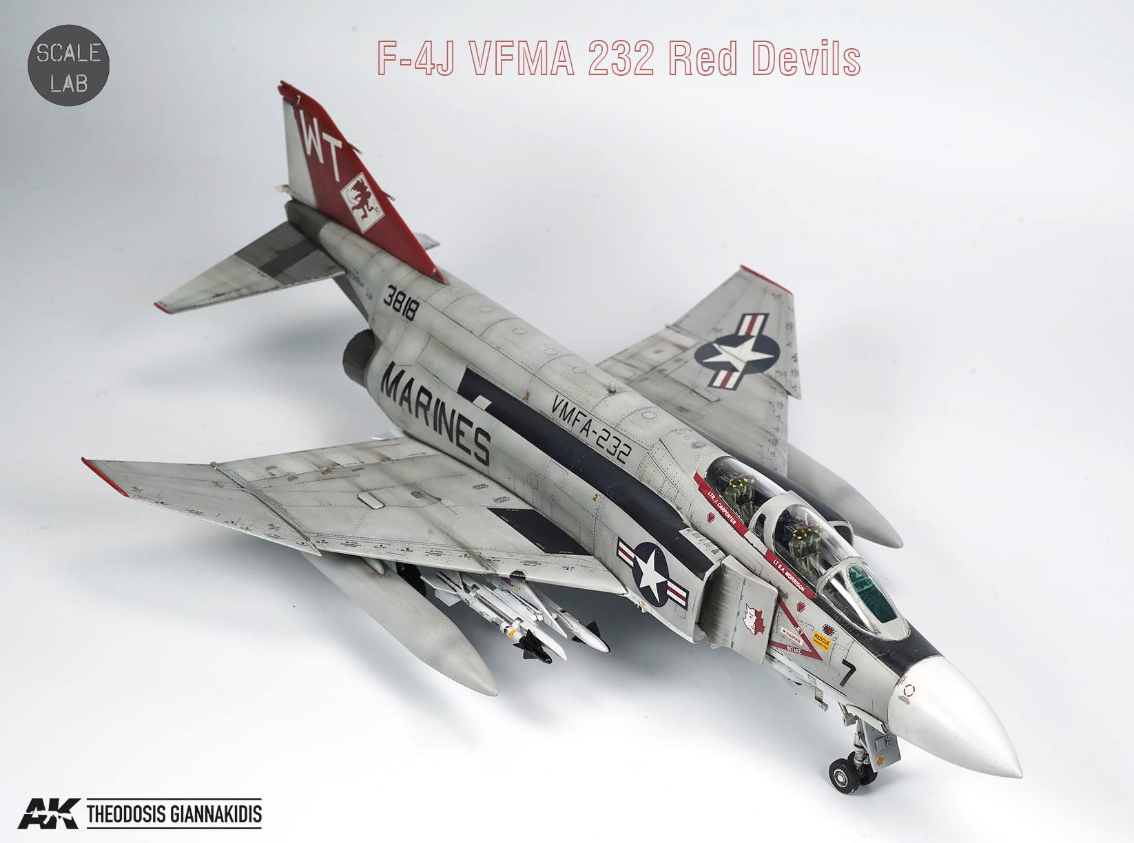 USMC F-4J Phantom II 3 1/72 F-4J VFMA-232 Red Devils 01