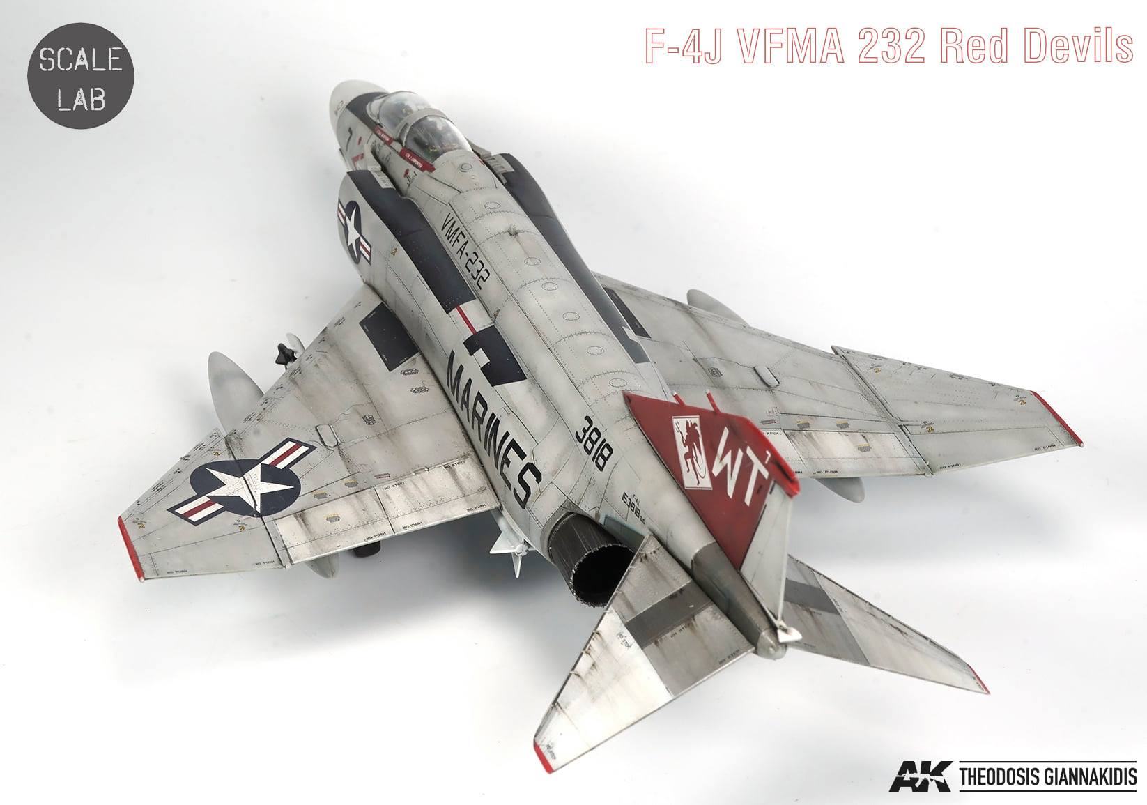 USMC F-4J Phantom II 4 1/72 F-4J VFMA-232 Red Devils 02