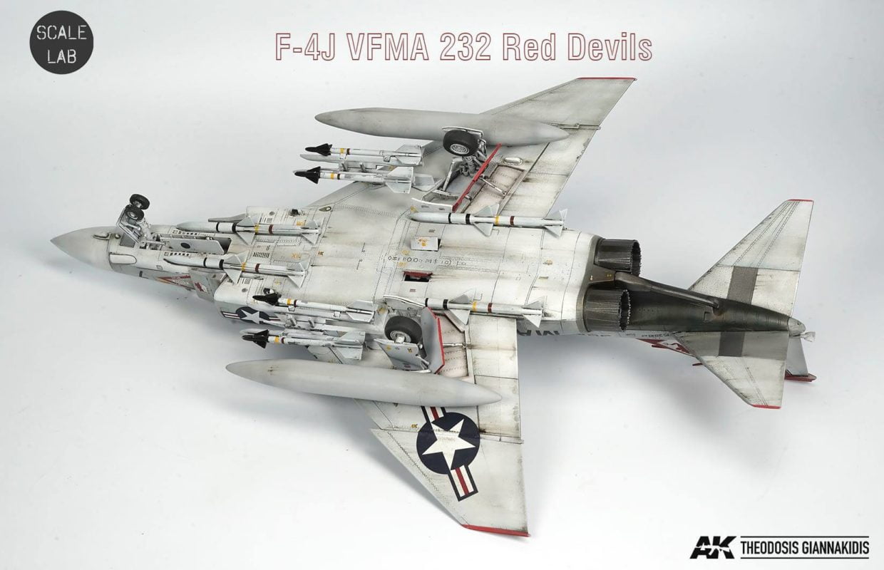 1/72 F-4J VFMA-232 Red Devils under