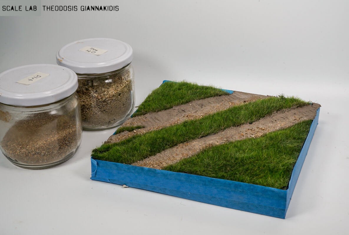 scratchbuilt base dirt and gravel