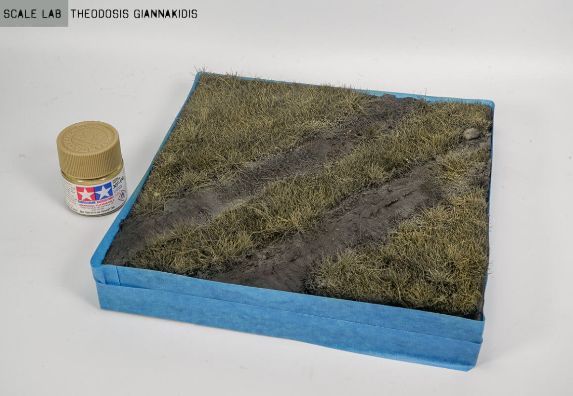 scratchbuilt base Tamiya highlights