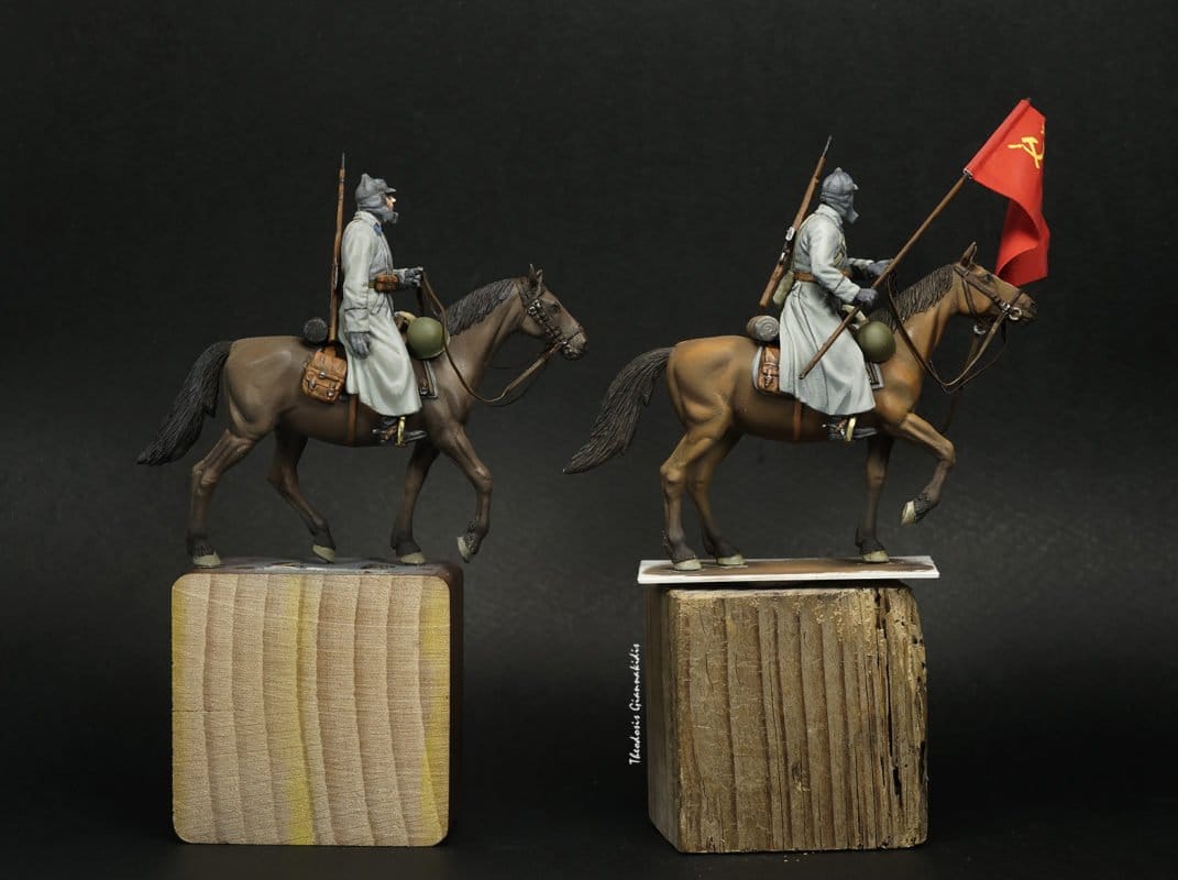soviet cavalry painted figures 02