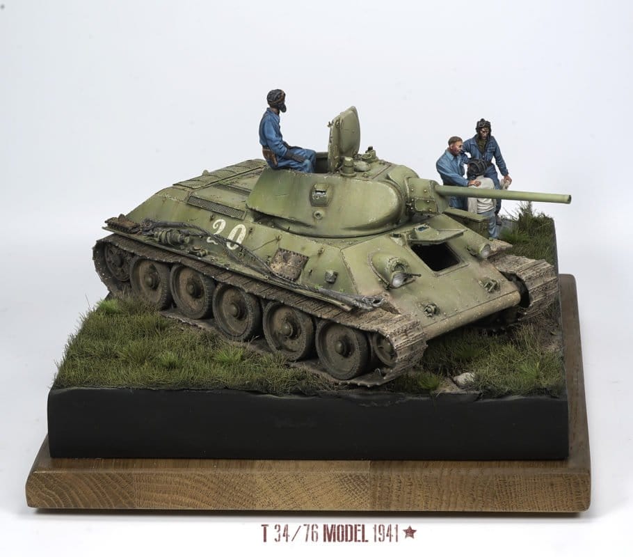 T34/76 MODEL 1941 Soviet Tank 9 1 35 t34 76 model 1941 diorama 01