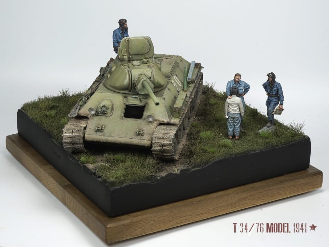 T34/76 MODEL 1941 Soviet Tank 10 1 35 t34 76 model 1941 diorama 02