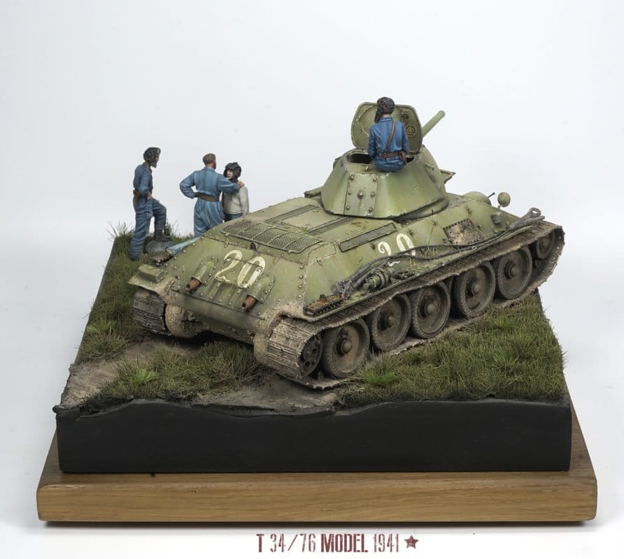 T34/76 MODEL 1941 Soviet Tank 8 1 35 t34 76 model 1941 diorama 03