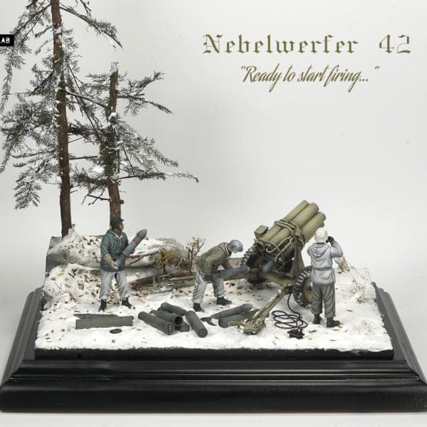 1/35 WWII German rocket launcher Nebelwerfer 41-05