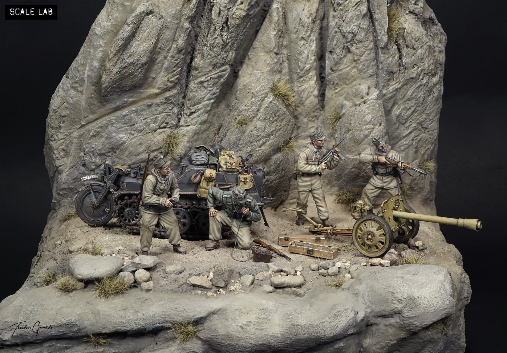 1/35 Sd.Kfz. 2 Kettenkrad with Püppchen Gebirgs Division at