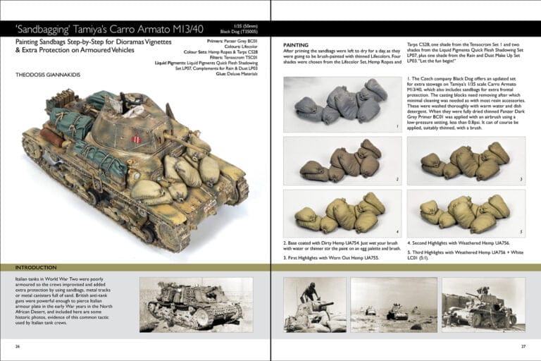 MrBlack Lifecolor Painting Guide Vol.2 Sandbags Page 1