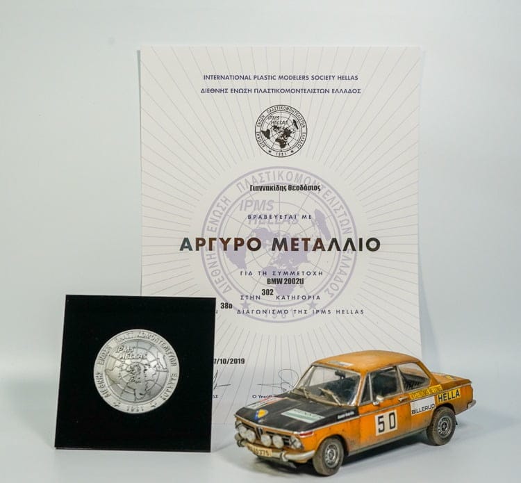 bmw 2002ti medal IPMS 2019