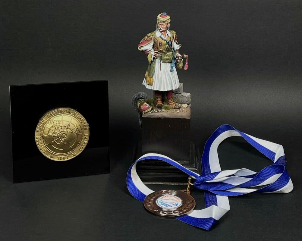 IPMS Hellas 2021 40th annual meeting Gold medal winner historic figure