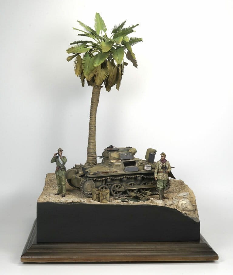 Panzer I Ausf A , “Trouble in Africa” Deutsches Afrika Krops - North Africa , 1941 diorama