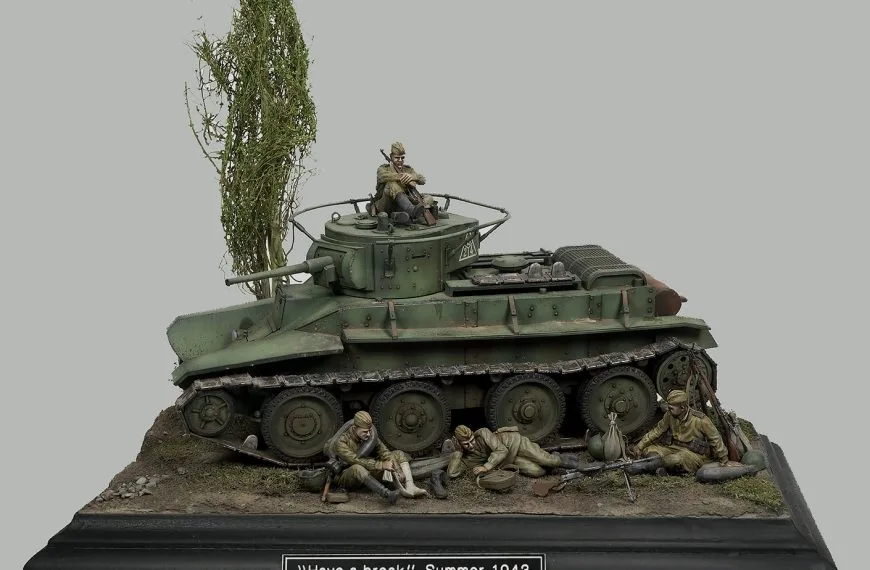 1/35 Soviet Light Tank BT-5 front