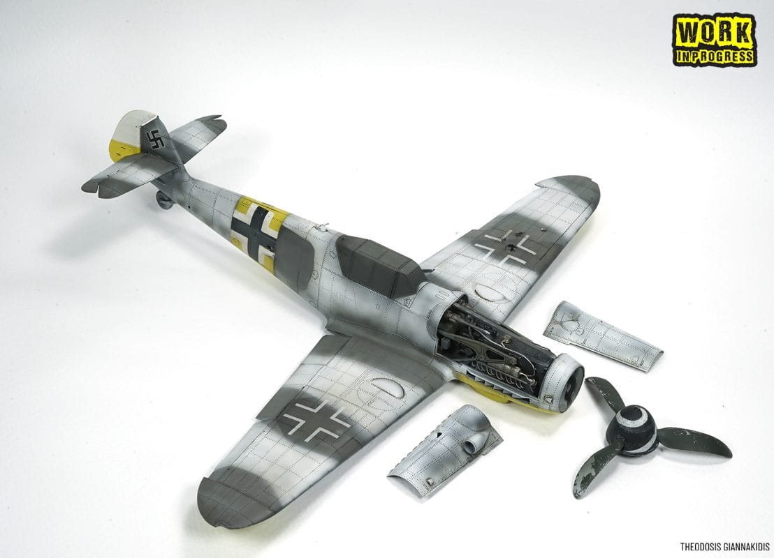 Messerschmitt Bf109 G-6 & RSO 10 1/35 Messerschmitt Bf109 G-6 tail wip