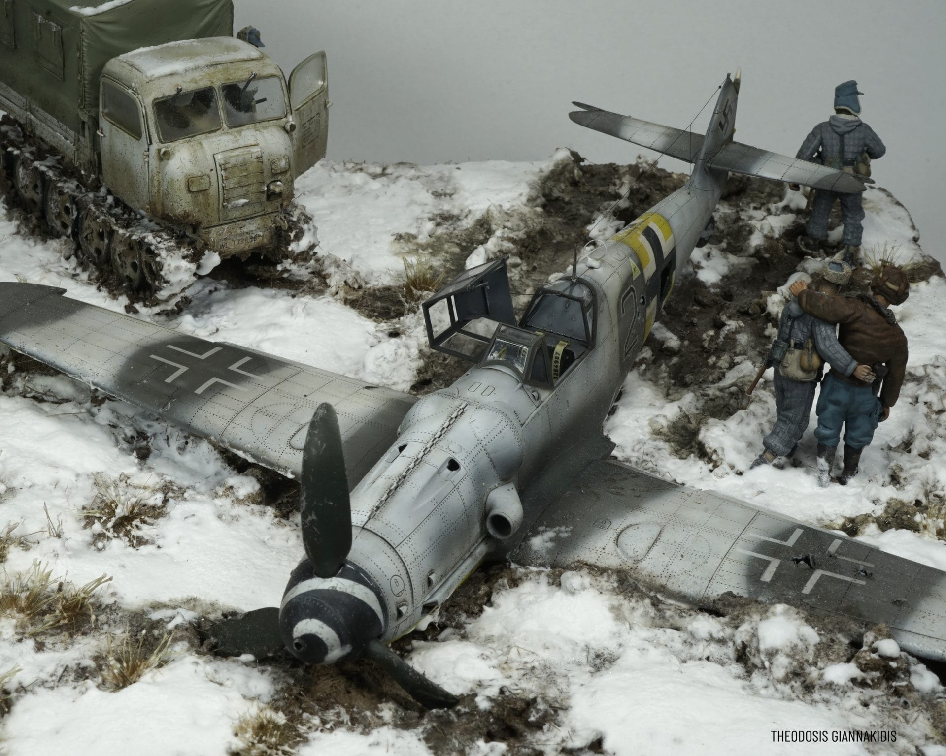 Messerschmitt Bf109 G-6 & RSO 1 1/35 Messerschmitt Bf109 G-6 diorama eastern front