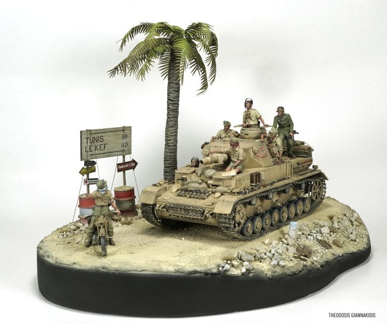 Panzer IV Ausf F1 diorama