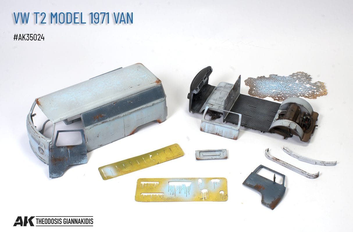 VW T2 MODEL 1972 VAN 22 1 24 vw t2 van 1972 assembly