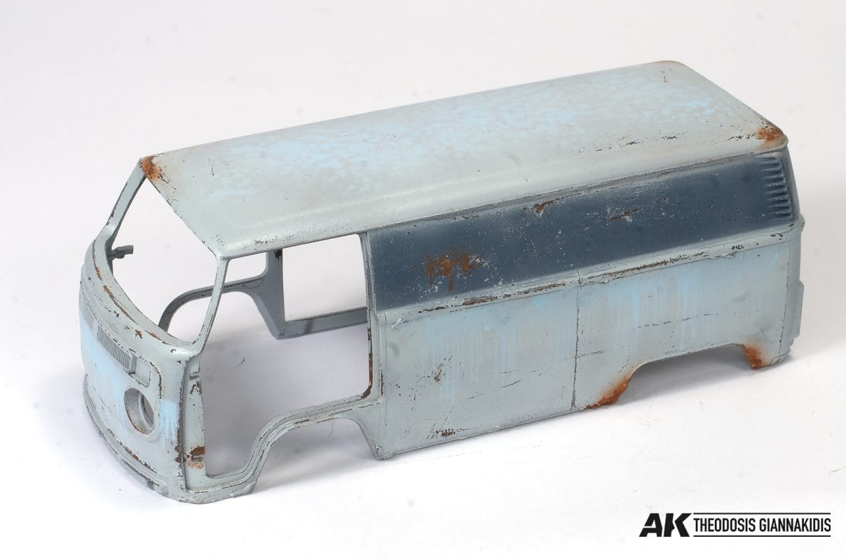 VW T2 MODEL 1972 VAN 21 1 24 vw t2 van 1972 body painting