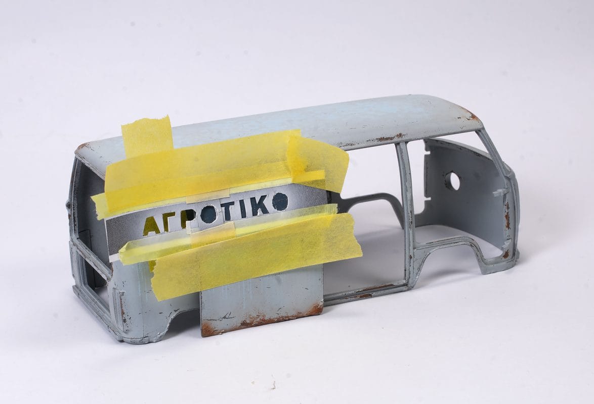 VW T2 MODEL 1972 VAN 20 1 24 vw t2 van 1972 masking