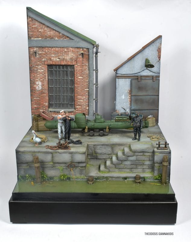 SLC 200 Maiale Human Torpedo 7 slc 200 human torpedo maiale diorama 01
