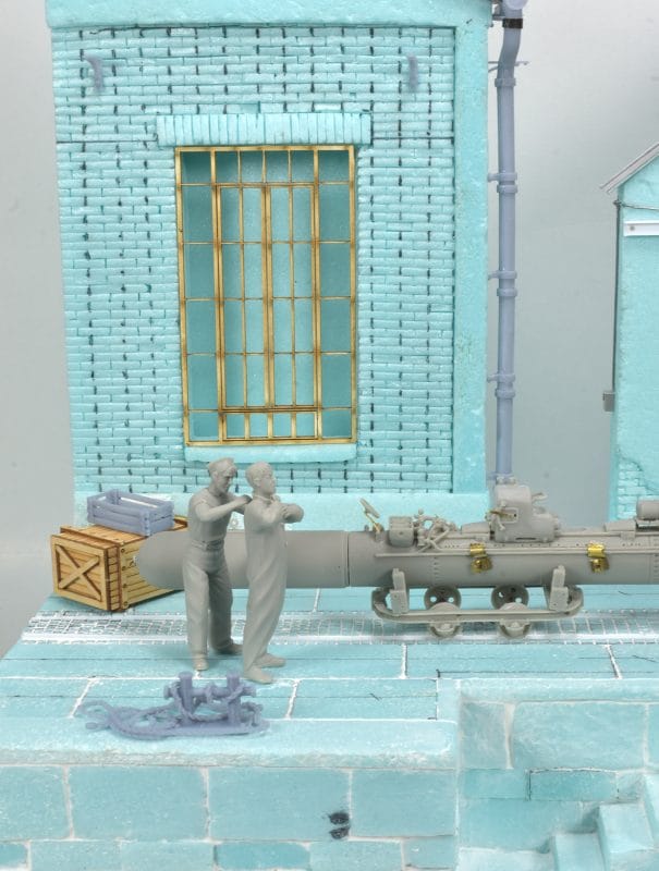 SLC 200 Maiale Human Torpedo 13 slc 200 human torpedo maiale diorama building 02