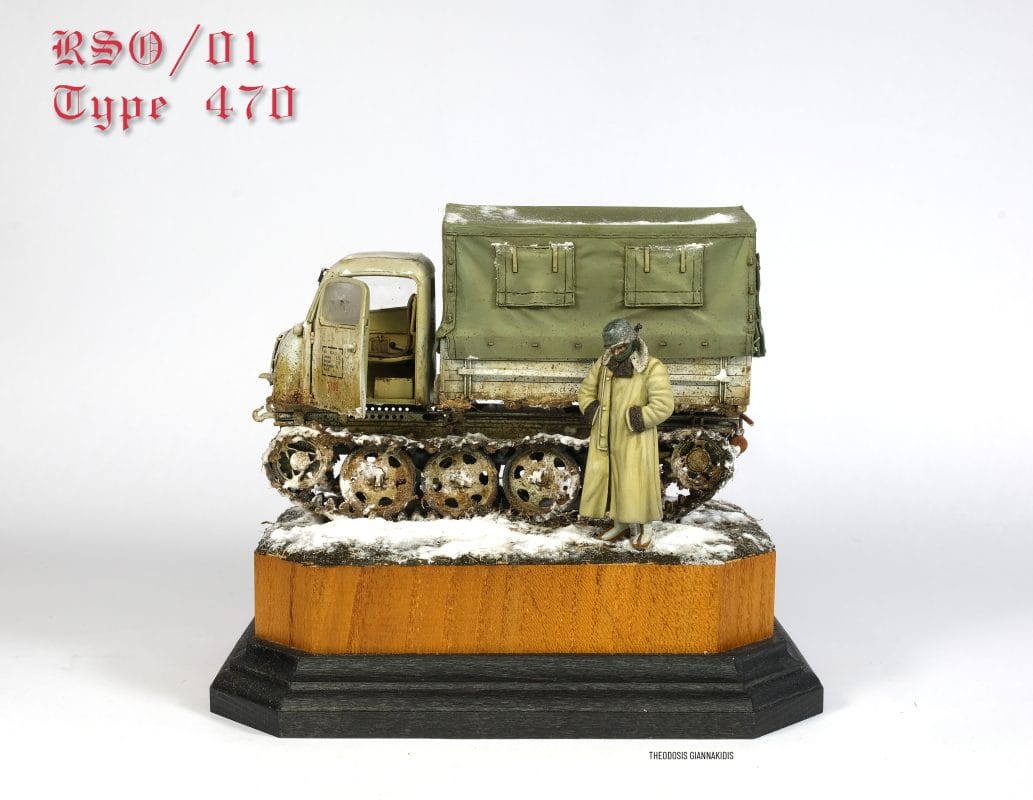 Steyr RSO in the snow diorama