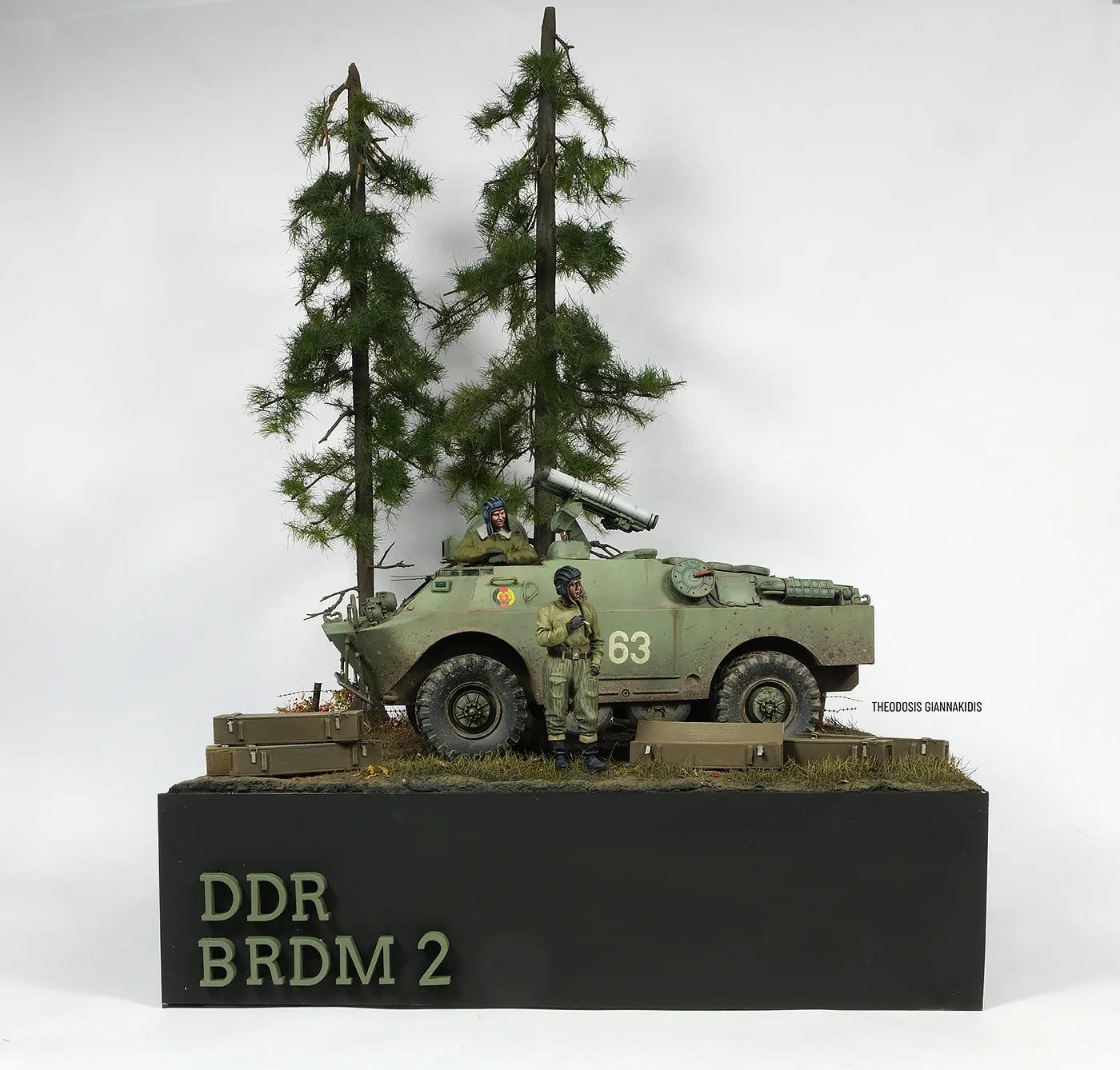 1/35 BRDM-2 AT5 East Germany DDR - SCALELAB wp live very fast